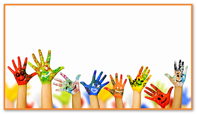 Painted Hands - Montclair Pediatric Dental Near West Orange