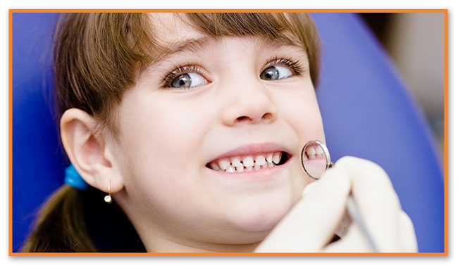 Little Girl at Her First Pediatric Dentist Visit at Montclair Pediatric Dental Near Verona